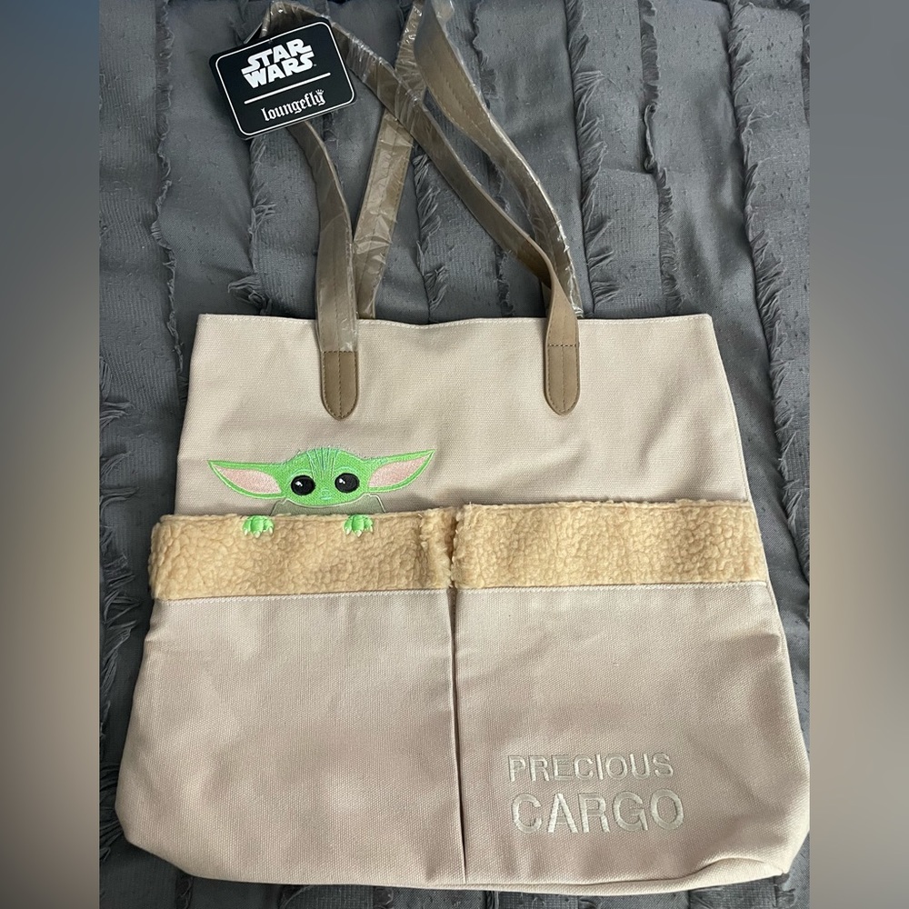 Loungefly Grogu Baby Yoda Precious Cargo Tote